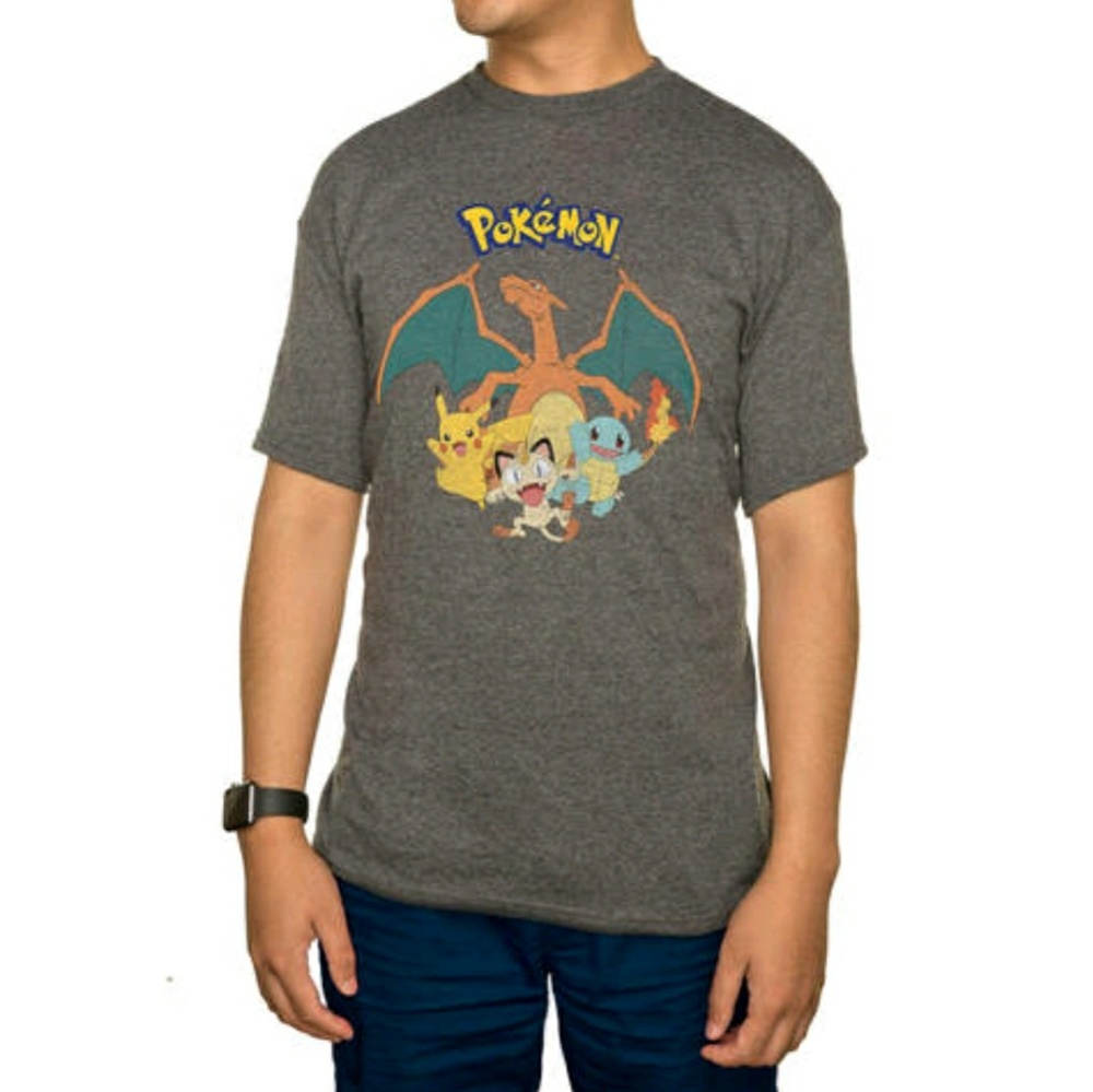 NEW Pokemon Charizard Group Mens Tee Shirt